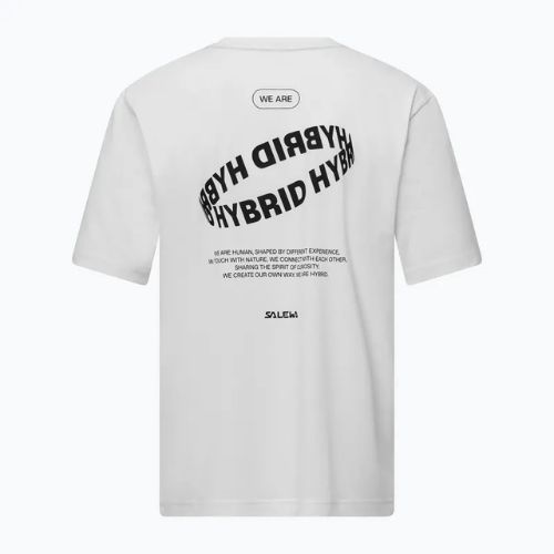 Vyriški marškinėliai Salewa Eagle Hybrid Loose optical white