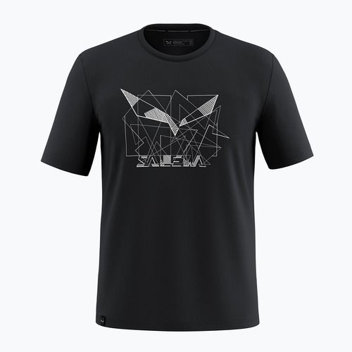 Vyriški marškinėliai Salewa Eagle Geometric black out