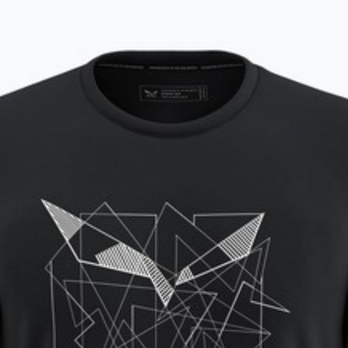Vyriški marškinėliai Salewa Eagle Geometric black out