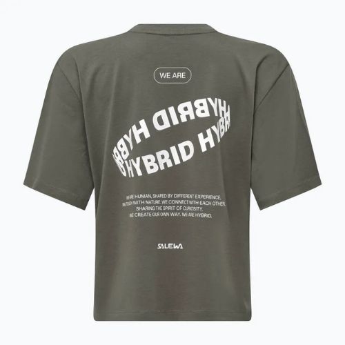 Moteriški marškinėliai Salewa Eagle Hybrid Loose faded green