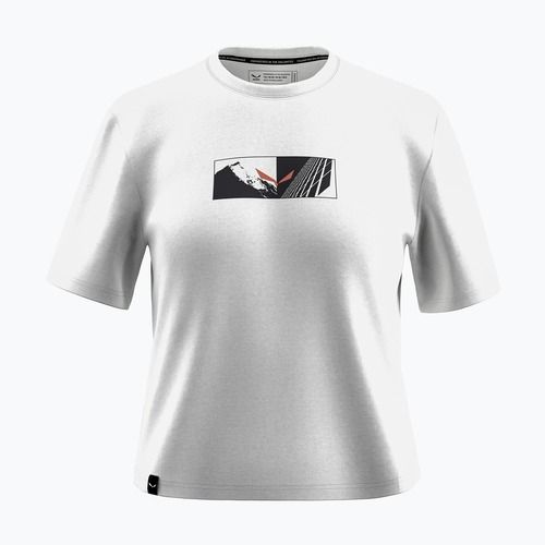 Moteriški marškinėliai Salewa Eagle Hybrid Loose optical white