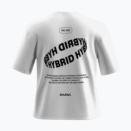 Moteriški marškinėliai Salewa Eagle Hybrid Loose optical white