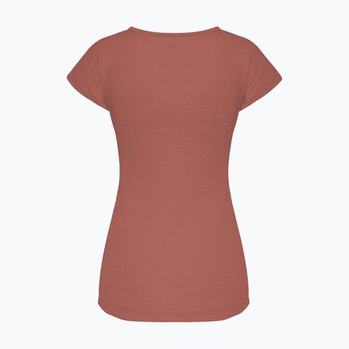 Moteriški žygio marškinėliai Salewa Puez Melange Dry etruscan red melange