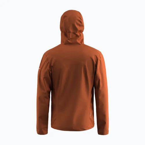 Vyriška striukė nuo lietaus Salewa Puez Aqua 4 PTX 2.5L bombay brown/0910