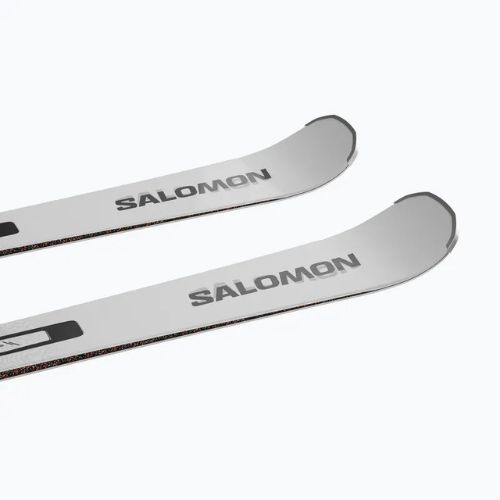 Kalnų slidės Salomon E Addikt Pro 66 + apkaustai MI12 GW whitet/race blue/rhodamine