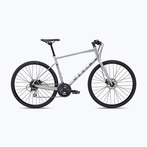 Vyriškas krosinis dviratis Marin Fairfax 2 700C gloss silver/black