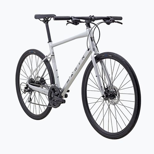 Vyriškas krosinis dviratis Marin Fairfax 2 700C gloss silver/black