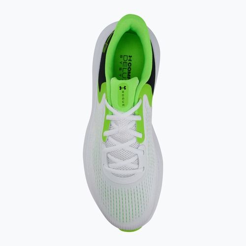 Vyriški bėgimo bateliai Under Armour Charged Rogue 5 white/black/hyper green
