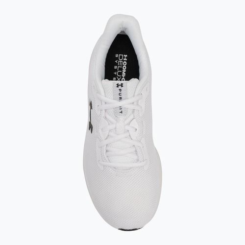 Vyriški bėgimo bateliai Under Armour Charged Pursuit 4 white/white/black