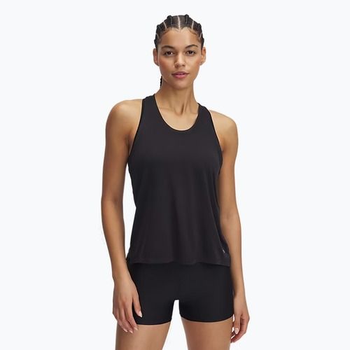 Moteriškas bėgimo tank topas Under Armour Launch Camo Singlet black/reflective