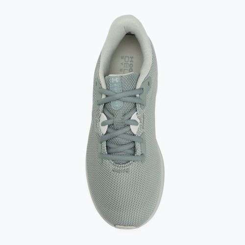 Moteriški bėgimo bateliai Under Armour Charged Pursuit 4 silica green/silica green/metallic silica