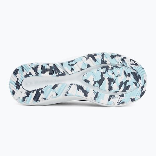 Moteriški bėgimo bateliai Under Armour Charged Pursuit 4 downpour gray/downpour gray/metallic gravel