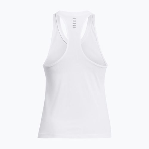 Moteriškas bėgimo tank topas Under Armour Launch Singlet white/reflective