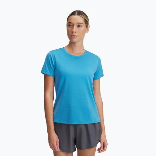 Moteriški bėgimo marškinėliai Under Armour Launch ether blue/reflective
