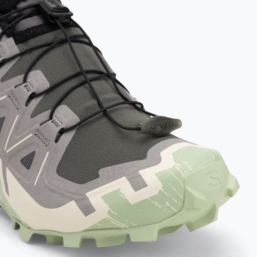 Moteriški bėgimo batai Salomon Speedcross 6 castlerock/vanilla ice/smoke green