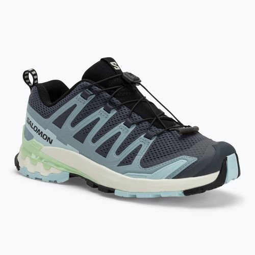 Moteriški bėgimo batai Salomon XA Pro 3D V9 turbulence/iced aqua/patina green