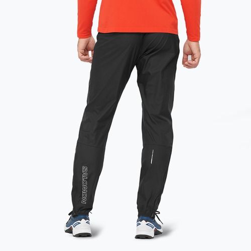 Vyriškos bėgimo kelnės Salomon Bonatti Trail deep black