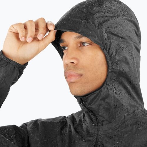 Vyriška bėgimo striukė Salomon Bonatti Waterproof deep black