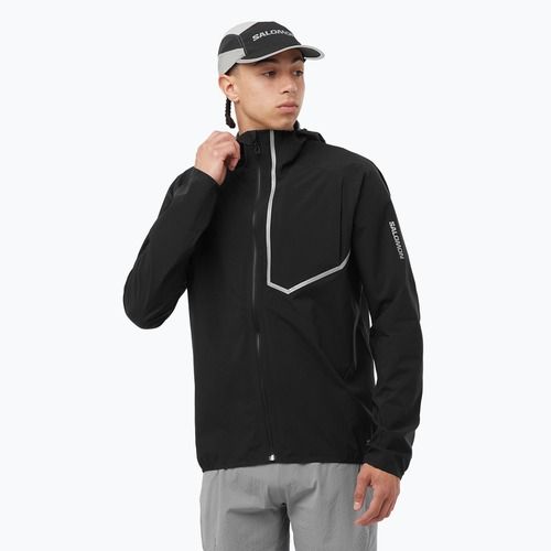 Vyriška bėgimo striukė Salomon Bonatti Trail deep black