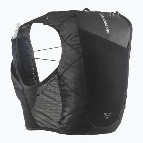 Bėgimo liemenė Salomon Active Skin 12 Set black/metal