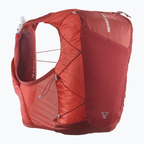 Bėgimo liemenė Salomon Active Skin 12 Set red dahlia/high risk red
