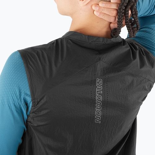 Vyriška bėgimo liemenė Salomon Sense Aero Wind deep black