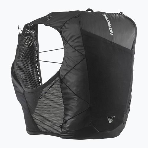 Bėgimo liemenė Salomon Active Skin 12 No Flasks black/metal