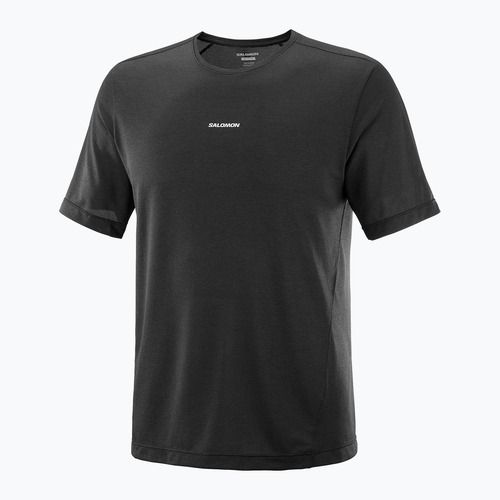 Vyriški bėgimo marškinėliai Salomon SHAKEout Core deep black