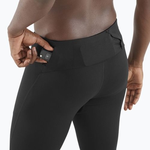 Vyriškos bėgimo tamprės Salomon SHAKEout Core deep black
