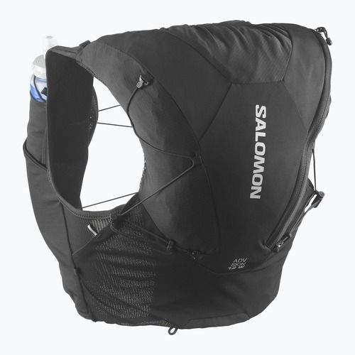Moteriška bėgimo liemenė Salomon ADV SKIN 12 Set black/asphalt new