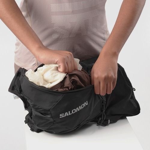 Moteriška bėgimo liemenė Salomon ADV SKIN 12 Set black/asphalt new