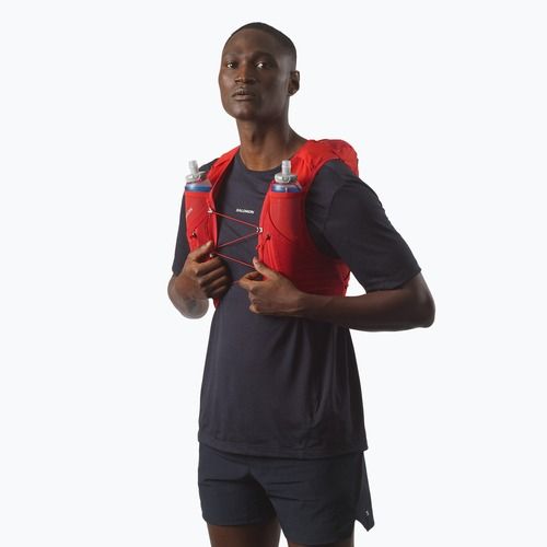 Bėgimo liemenė Salomon ADV SKIN 12 Set flame scarlet/haude red
