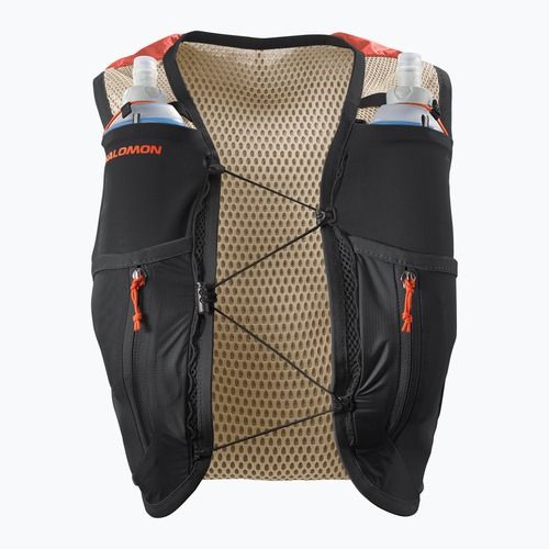 Moteriška bėgimo liemenė Salomon Active Skin 12 Set emerglow/black