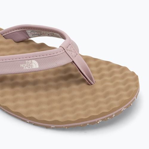 Moteriškos šlepetės per pirštą The North Face Base Camp Mini II sahara/metal pink