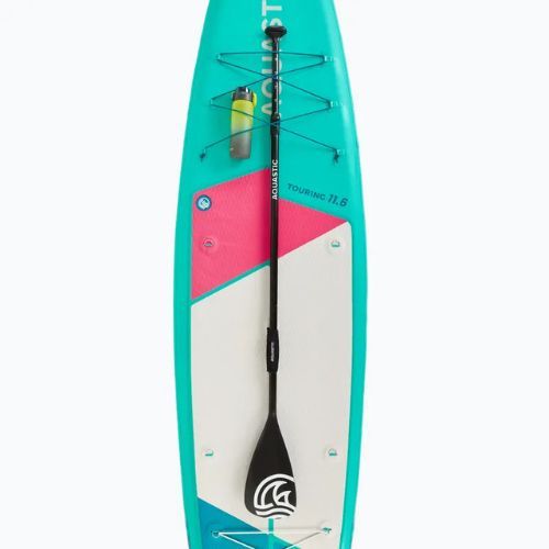 Rinkinys pripučiama lenta SUP AQUASTIC Touring 11'6" green