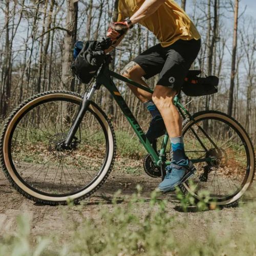 Vyriškas kalnų dviratis ATTABO ALPE 2.0 29" tanwall žalias