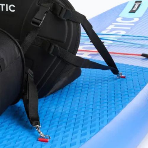 Baidarės sėdynė irklentei SUP AQUASTIC AQS-B4I187-BK su krepšiu paaukštinta juoda