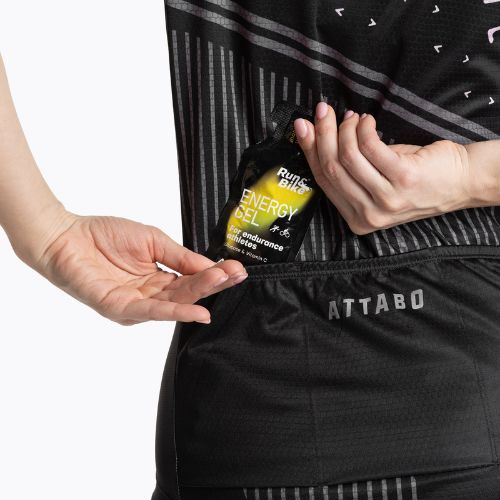 Moteriški dviračių marškinėliai ATTABO Tevi WMNS juodi/rožiniai
