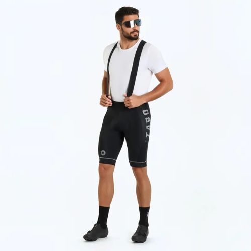 Vyriški dviračių šortai ATTABO Kirun Pro Bib Shorts Cargo juodi