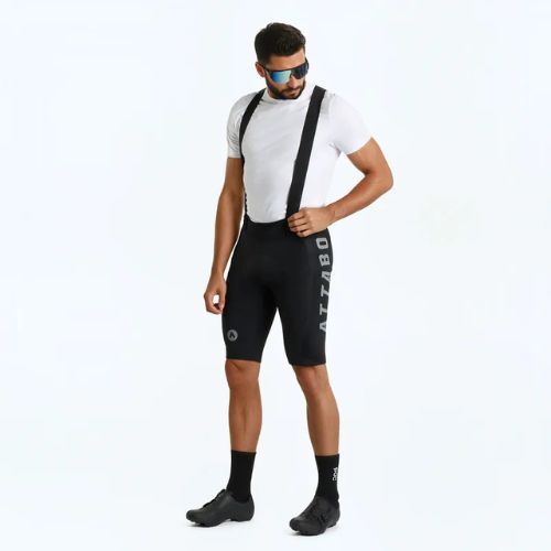 Vyriški dviračių šortai ATTABO Kirun Bib Shorts juodi