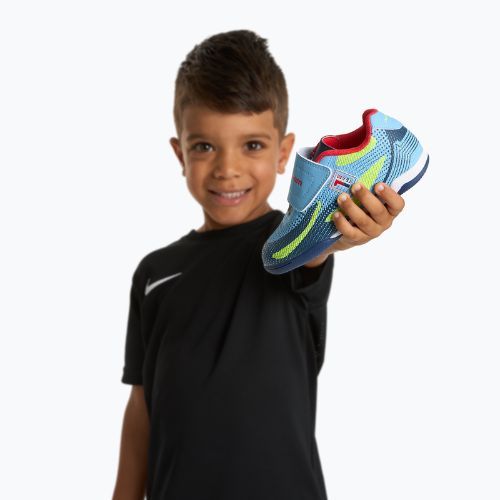 Vaikiški futbolo batai OneTeam Robero Junior IC mėlyni/tamsiai mėlyni