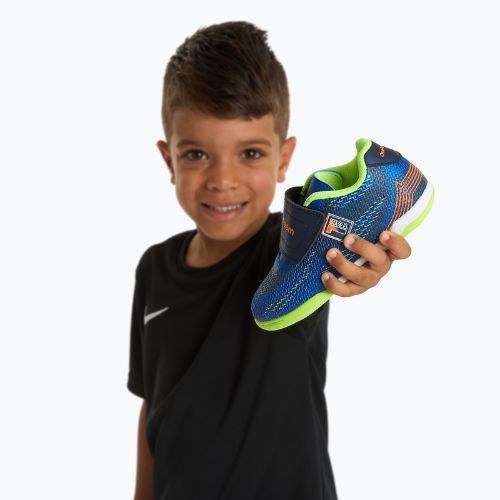Vaikiški futbolo batai OneTeam Robero Junior IC tamsiai mėlyni/mėlyni