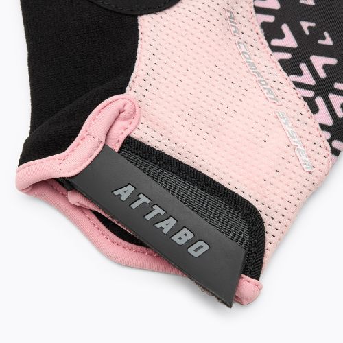 Moteriškos dviračių pirštinės ATTABO Vito WMNS gel shock proof rožinės/juodos