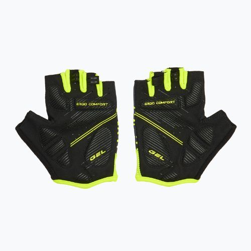 Dviračių pirštinės ATTABO Vito gel shock proof laimos palvos/juodos
