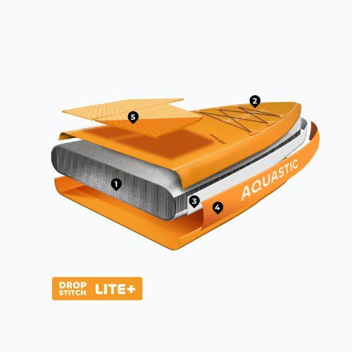 Irklentė SUP AQUASTIC Touring 12'6" oranažinė