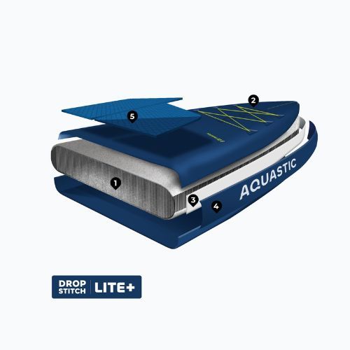 Irklentė SUP AQUASTIC Touring 12'6" dark blue