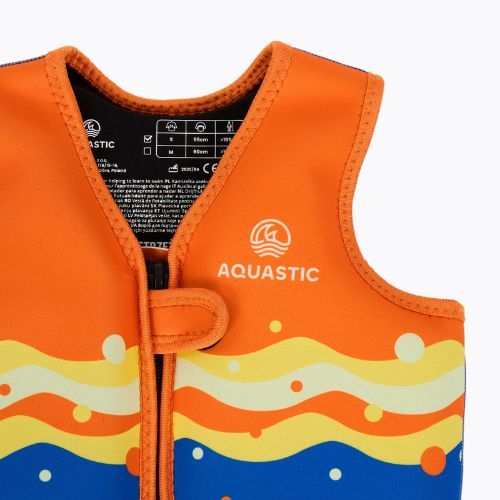 Apsauginė liemenė AQUASTIC Junior oranžinė/mėlyna