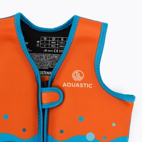 Vaikiška apsauginė liemenė AQUASTIC Junior oranžinė