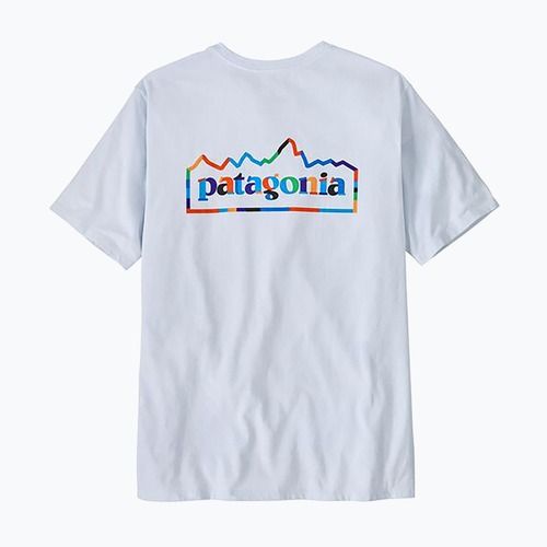 Vyriški marškinėliai Patagonia Unity Fitz Responsibili white