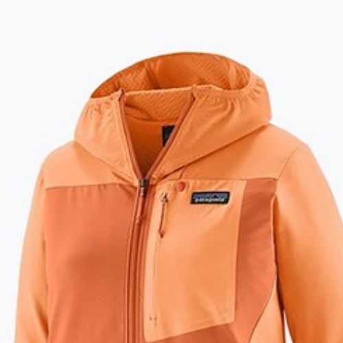 Moteriška softshell striukė Patagonia R1 CrossStrata Hoody rock melon